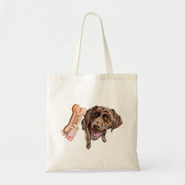 Afbeelding van Waterverf van het charmerende Choco Tote Bag