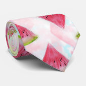 Afbeelding van waterverf-watermeloenslakken van ko stropdas (Opgerold)