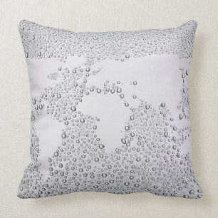 Afbeelding van wereldkaart kussen