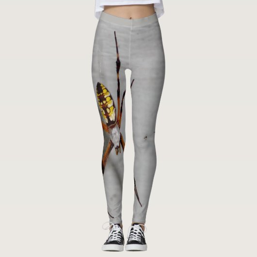 Afbeelding van werkelijke spinfoto's op leggings (Voorkant)