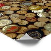 Afbeelding van wijnkurken poster (Hoek)