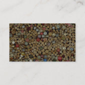 Afbeelding van wijnkurken visitekaartje (Achterkant)