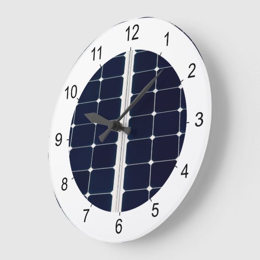 Afbeelding van zonnepanelen grappig grote klok (Hoek)