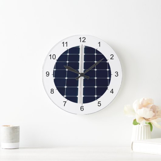 Afbeelding van zonnepanelen grappig grote klok (Huis)