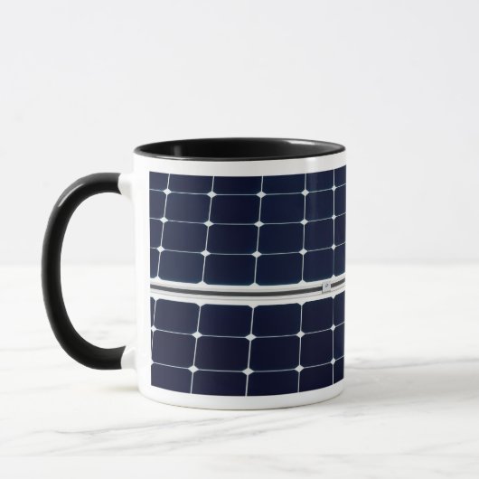 Afbeelding van zonnepanelen grappig mok (Links)