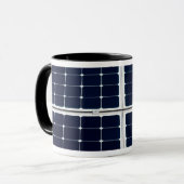 Afbeelding van zonnepanelen grappig mok (Voorkant links)