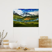 afbeelding van zonsopgang poster (Keuken)