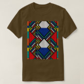 Afbeelding van Zulu African Pattern T-shirt (Design voorkant)