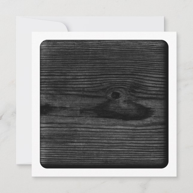 Afbeelding van zwart hout. (Voorkant)