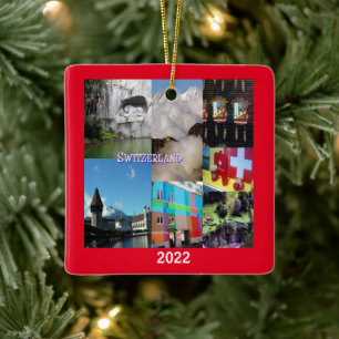 Afbeelding van Zwitserland Keramisch Ornament