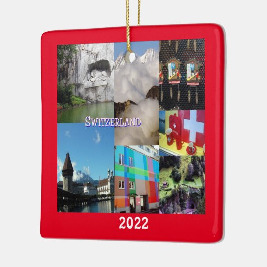 Afbeelding van Zwitserland Keramisch Ornament (Links)