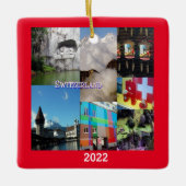 Afbeelding van Zwitserland Keramisch Ornament (Voorkant)