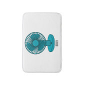 Afbeelding ventilatorcartoon badmat (Voorkant Verticaal)