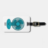 Afbeelding ventilatorcartoon bagagelabel (Voorkant horizontaal)