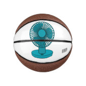 Afbeelding ventilatorcartoon basketbal (Voorkant)