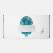Afbeelding ventilatorcartoon bureaumat (Keyboard & Muis)