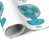 Afbeelding ventilatorcartoon cadeaupapier (Rol Hoek)