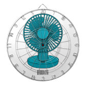 Afbeelding ventilatorcartoon dartbord (Voorkant)