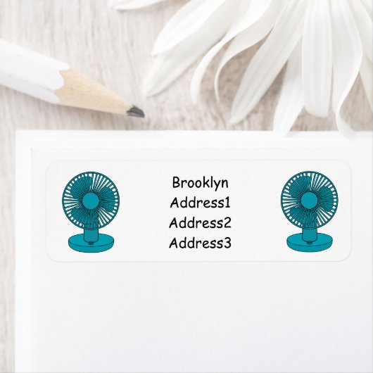 Afbeelding ventilatorcartoon etiket (Insitu)