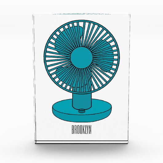 Afbeelding ventilatorcartoon fotoblokken (Voorkant)