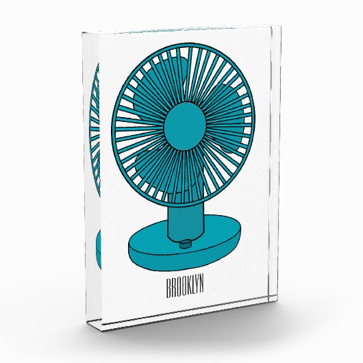 Afbeelding ventilatorcartoon fotoblokken (Links)