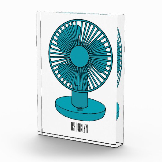 Afbeelding ventilatorcartoon fotoblokken (Rechts)