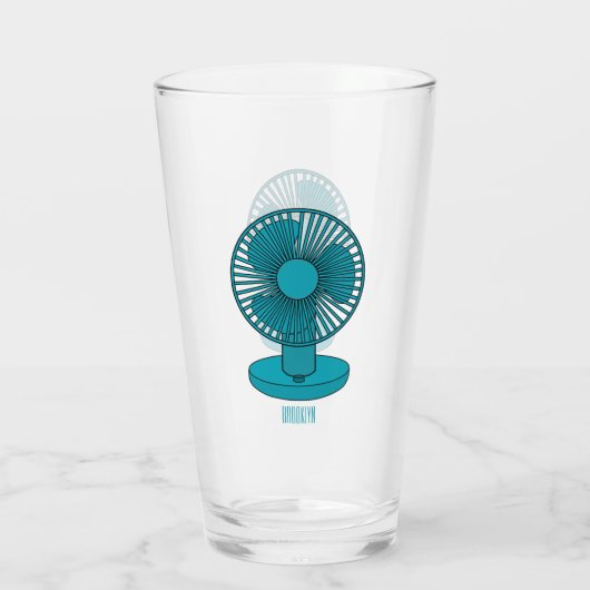 Afbeelding ventilatorcartoon glas (Achterkant)
