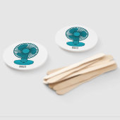 Afbeelding ventilatorcartoon handwaaier (Niet-gemonteerd)