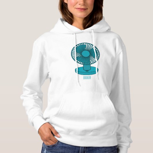 Afbeelding ventilatorcartoon hoodie (Voorkant)
