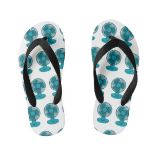 Afbeelding ventilatorcartoon kinder teenslippers