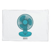 Afbeelding ventilatorcartoon kussensloop (Achterkant)