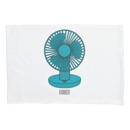 Afbeelding ventilatorcartoon kussensloop (Voorkant)