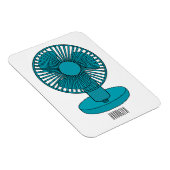 Afbeelding ventilatorcartoon magneet (Rechterzijde)