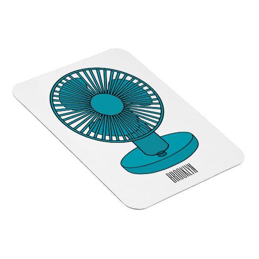 Afbeelding ventilatorcartoon magneet (Rechterzijde)