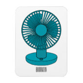 Afbeelding ventilatorcartoon magneet (Verticaal)