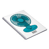 Afbeelding ventilatorcartoon notitieboek (Rechterzijde)
