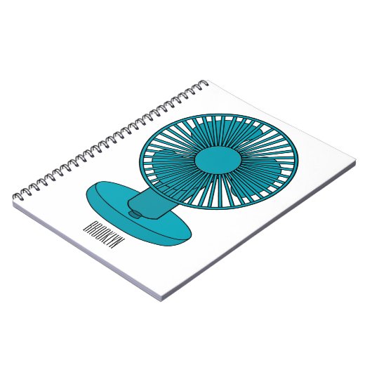 Afbeelding ventilatorcartoon notitieboek (Linkerzijde)