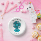 Afbeelding ventilatorcartoon papieren kommen (Feest)