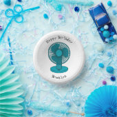 Afbeelding ventilatorcartoon papieren kommen (Feest)