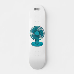 Afbeelding ventilatorcartoon persoonlijk skateboard