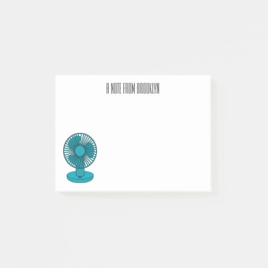 Afbeelding ventilatorcartoon post-it® notes (Voorkant)