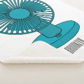 Afbeelding ventilatorcartoon sherpa deken (3/4)