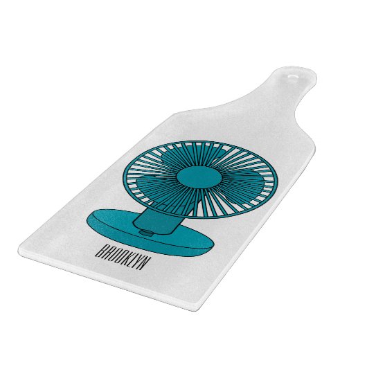 Afbeelding ventilatorcartoon snijplank (Hoek)