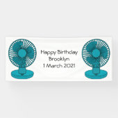 Afbeelding ventilatorcartoon spandoek (Horizontaal)