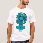 Afbeelding ventilatorcartoon t-shirt (Voorkant)
