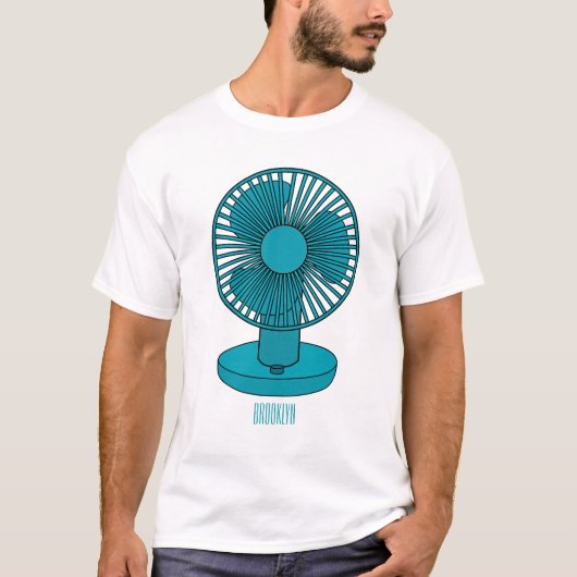 Afbeelding ventilatorcartoon t-shirt (Voorkant)