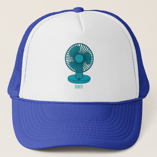 Afbeelding ventilatorcartoon trucker pet (Voorkant)