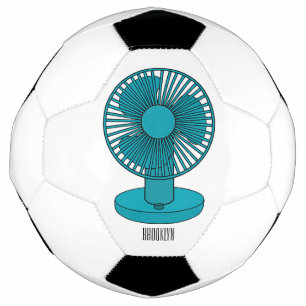 Afbeelding ventilatorcartoon voetbal