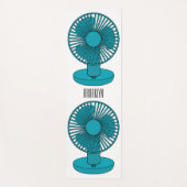 Afbeelding ventilatorcartoon yogamat (Voorkant)