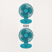 Afbeelding ventilatorcartoon yogamat (Achterkant)